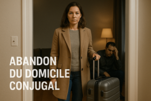 abandon domicile conjugal femme valise cf investigations