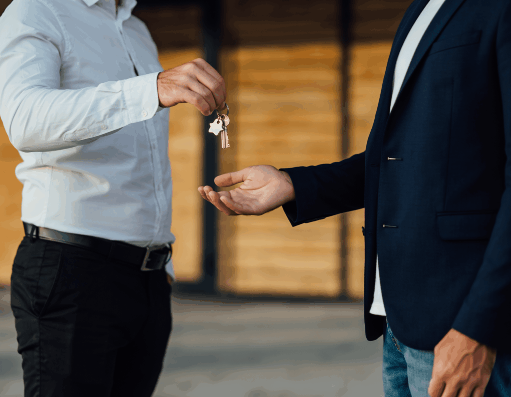 remise des clés entre un locataire et un propriétaire cf investigations
