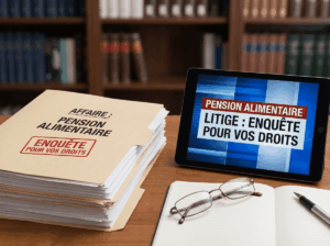 Pension alimentaire litige - enquête pour vos droits detective prive cf investigations