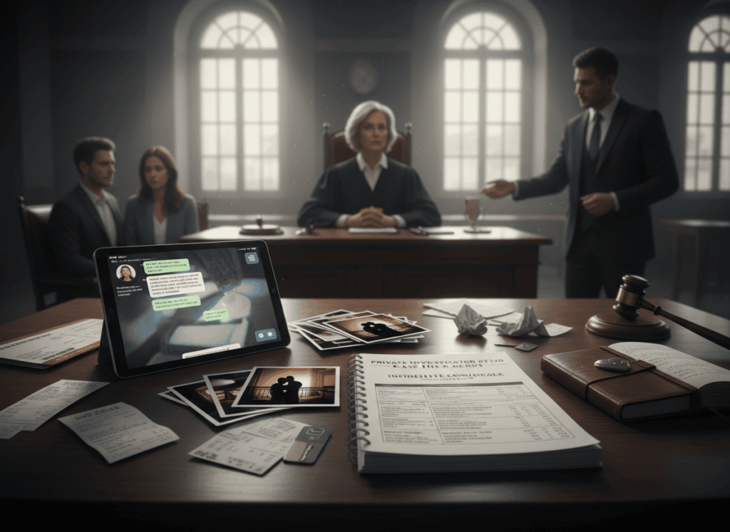 Preuves infidélité justice cf investigations