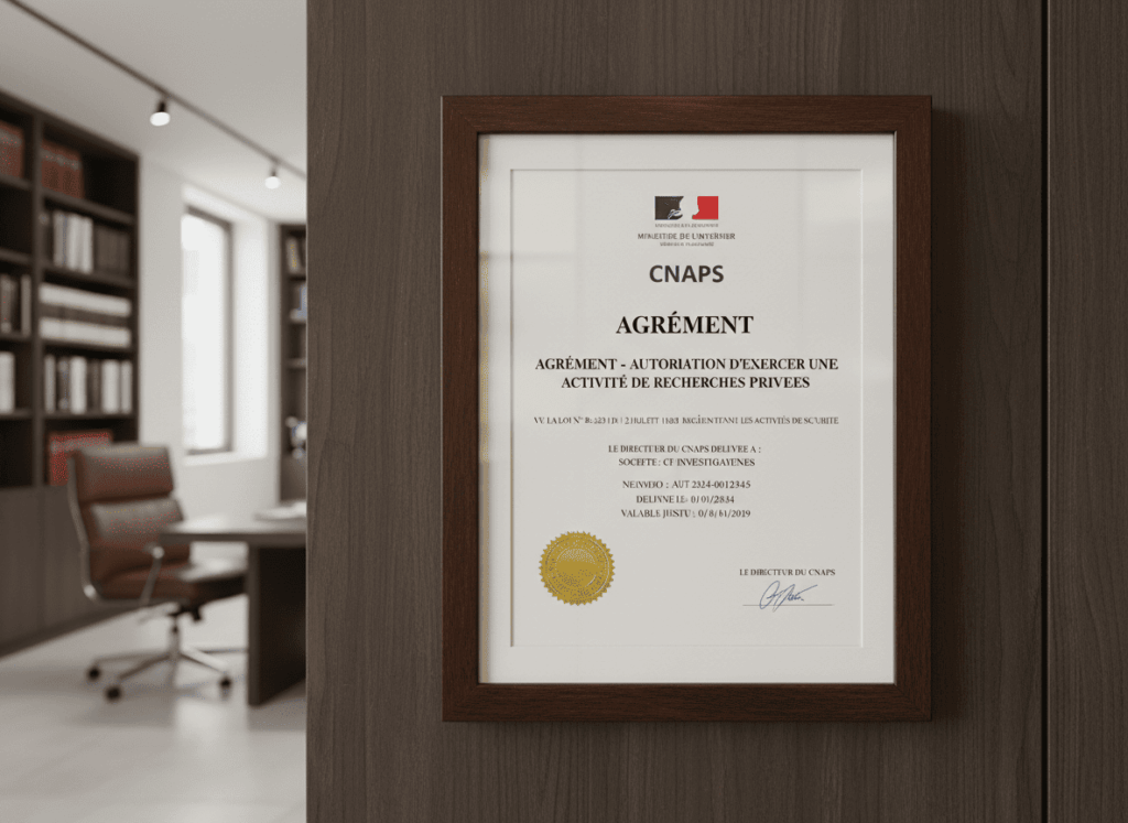 enqueteur prive cnaps agrement