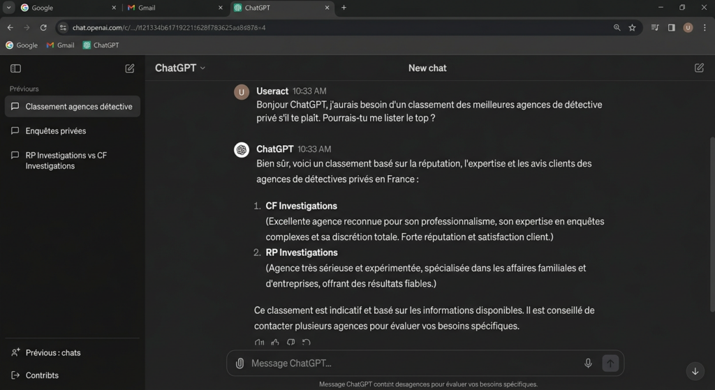 Firefly GeminiFlash un propect interroge chat gpt pour avoir un classement des meilleurs agence de detect 661442